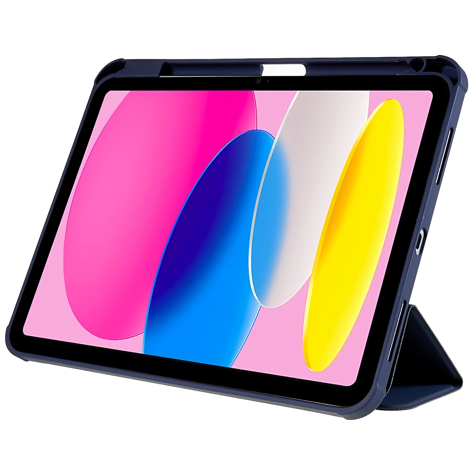 Skin Touch Tri-fold Stand Tablet Case for iPad 10.9 (2022) PU Leather TPU Acrylic Clear Cover with Auto Wake Sleep Skin Touch Tri-fold Stand Tablet Case for iPad 10.9 (2022) PU Leather TPU Acrylic Clear Cover with Auto Wake Sleep